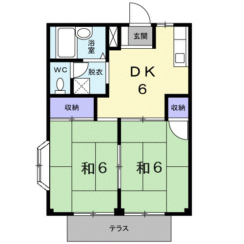 シャルマンBの間取り