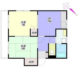 メゾン・ド・カルムの間取り