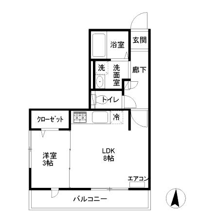 トレビナ武蔵野の間取り