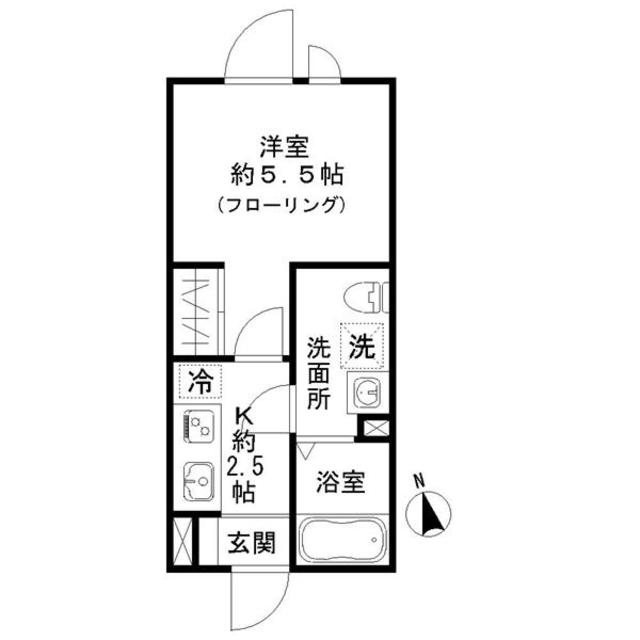 ＳＴＲＩＰＥＳ　豪徳寺の間取り