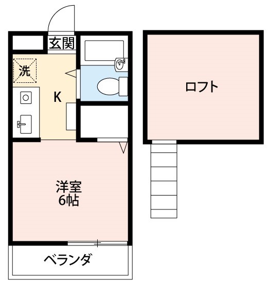 メゾンアイ三山の間取り