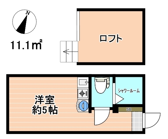 ユナイト栄町通ラ・プレミアーノの間取り
