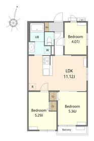 クレディ高砂レジデンスの間取り