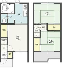 ダイワハイツ梅郷 E棟の間取り