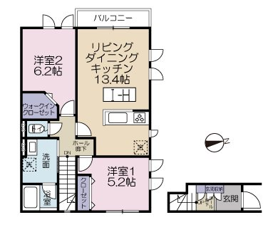OrtensiaI オルタンシアワンの間取り