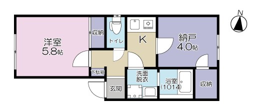 アウローラ南多摩の間取り