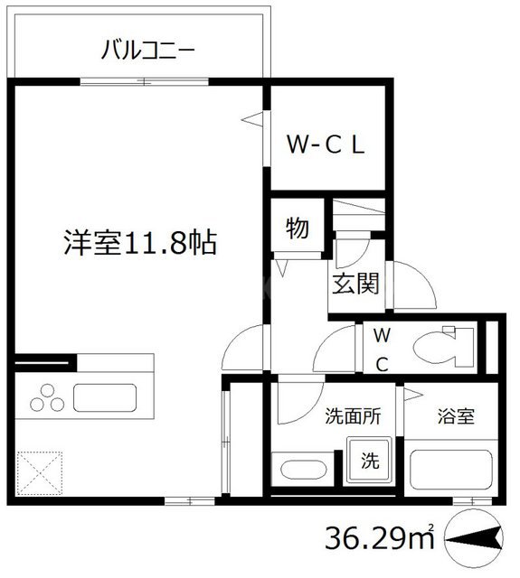 ビーバーズハウスⅡの間取り