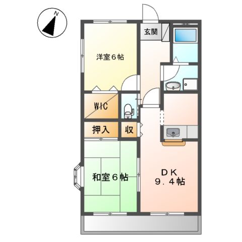 ロマニスタ東松戸の間取り