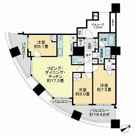 HIBARI TOWERの間取り