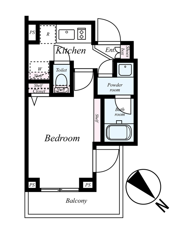 レガリス品川戸越の間取り