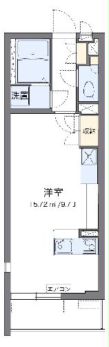 ミランダエビナ カームガーデンの間取り