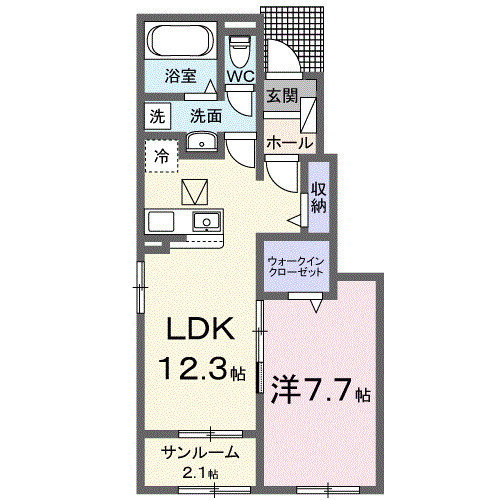 マウナ Ⅰの間取り