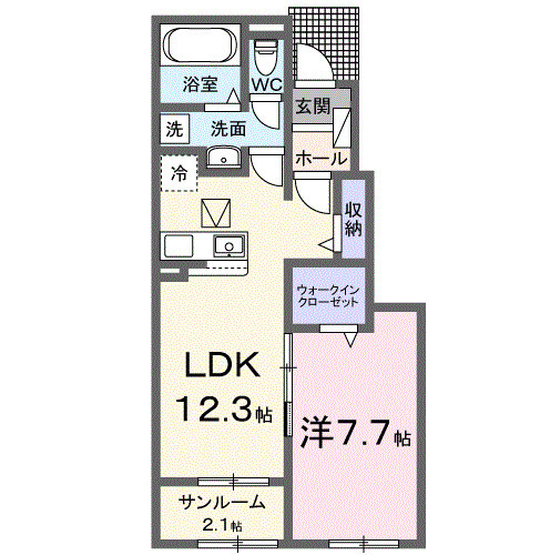 マウナ Ⅱの間取り