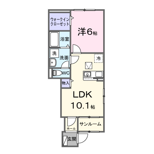 城南2丁目アパートAの間取り