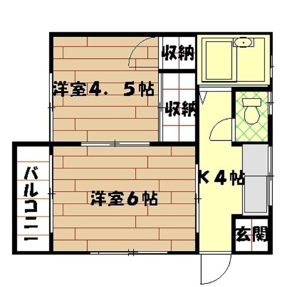 ヴィラ三崎の間取り