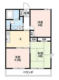 ハイツクレインⅥの間取り