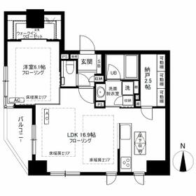 リストレジデンス蔵前の間取り