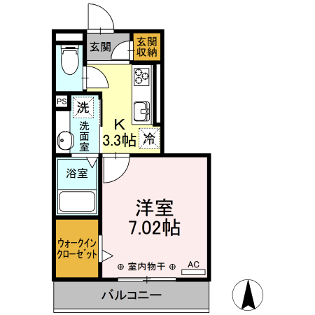 D-禾森Ⅱの間取り