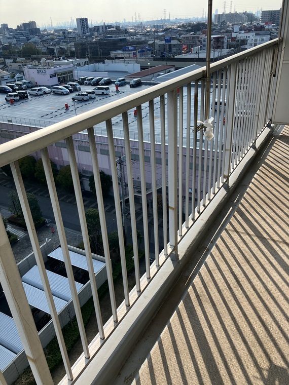 12/15 バルコニー