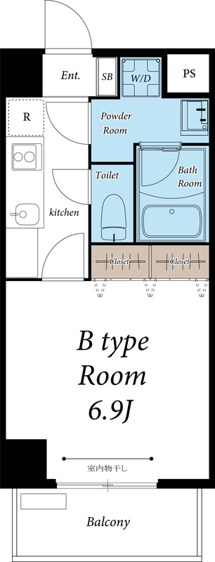 AQUA GRACE 横浜公園の間取り