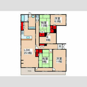 メゾンシェルムの間取り