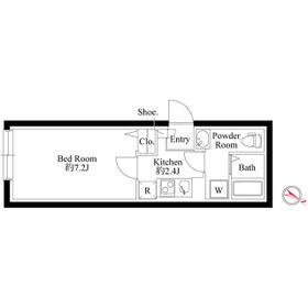 シーヴァレジデンス巣鴨の間取り