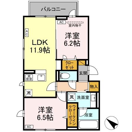 レジデンスヒルトップX XI Xの間取り
