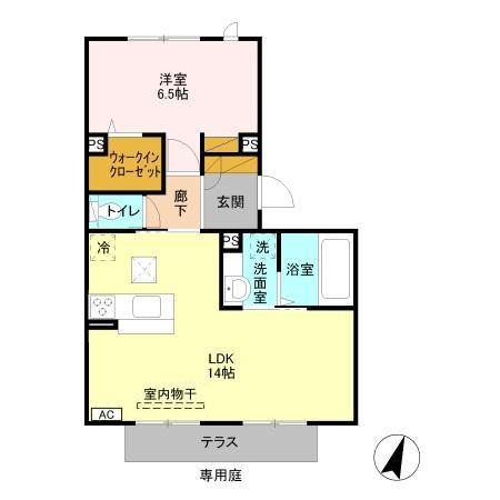 プルメリアの間取り