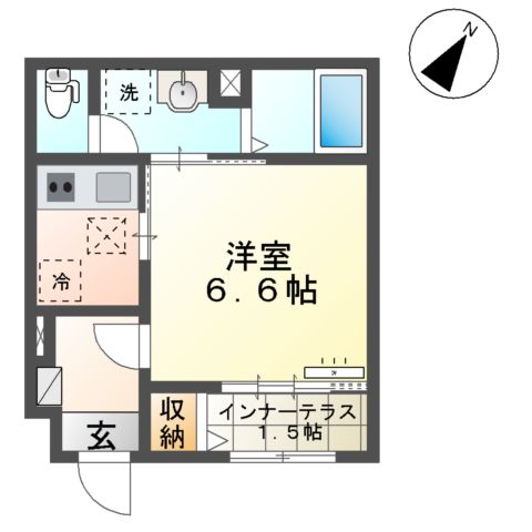 (仮称)市川市幸2丁目新築アパートの間取り