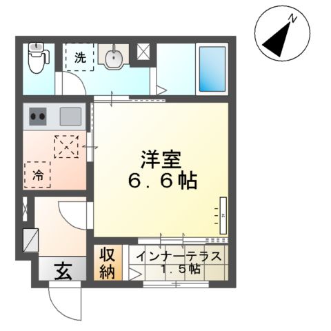 (仮称)市川市幸2丁目新築アパートの間取り