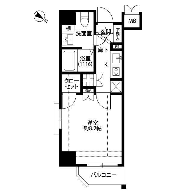 プレール・ドゥーク板橋本町の間取り