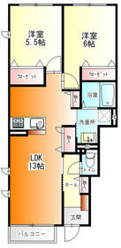 Cocoon Palace Cの間取り