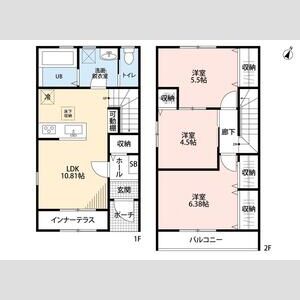 リーブルファイン愛宕駅前Ⅰの間取り