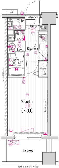 グランド・ガーラ横浜大口の間取り