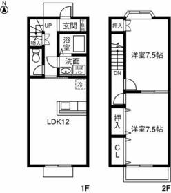 Foliar川原Cの間取り