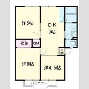 ハイツウィンディアBの間取り