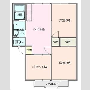 ハイツウィンディアBの間取り