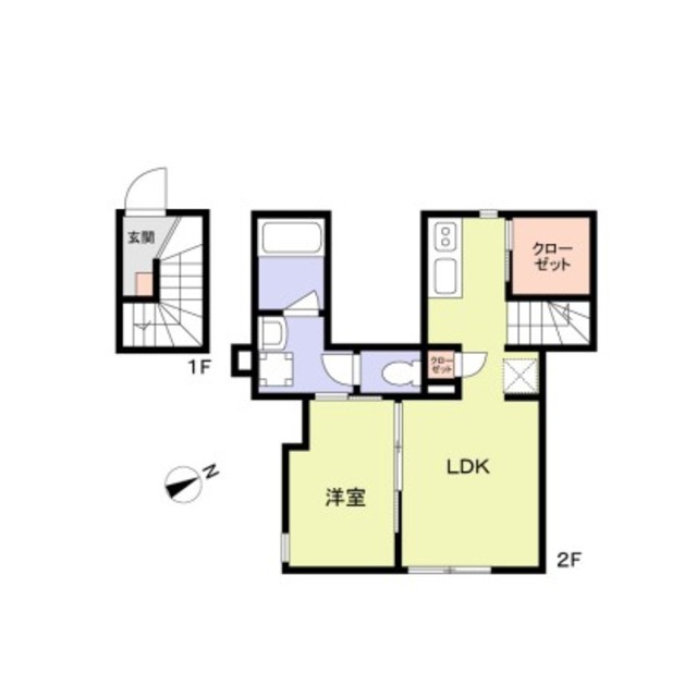 WoodCrest大井Residenceの間取り