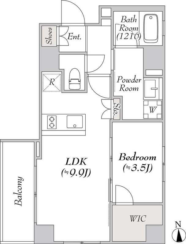 ミリアレジデンス長原の間取り
