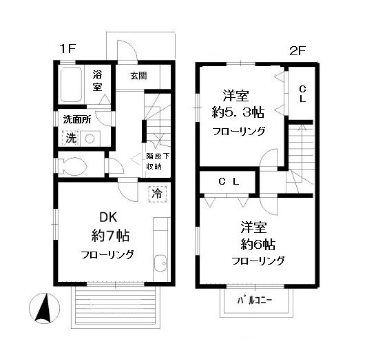 テラスハウス川崎の間取り