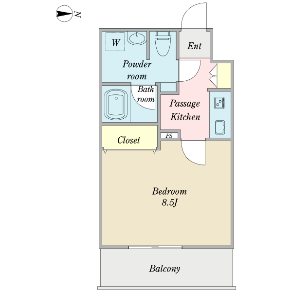 プロシード大須の間取り