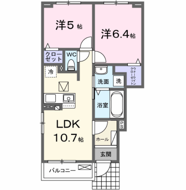 ソラリスAの間取り
