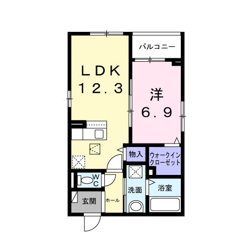 ハレプアの間取り