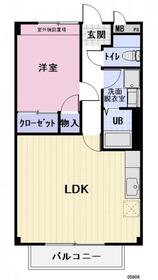 ハイツ功城の間取り