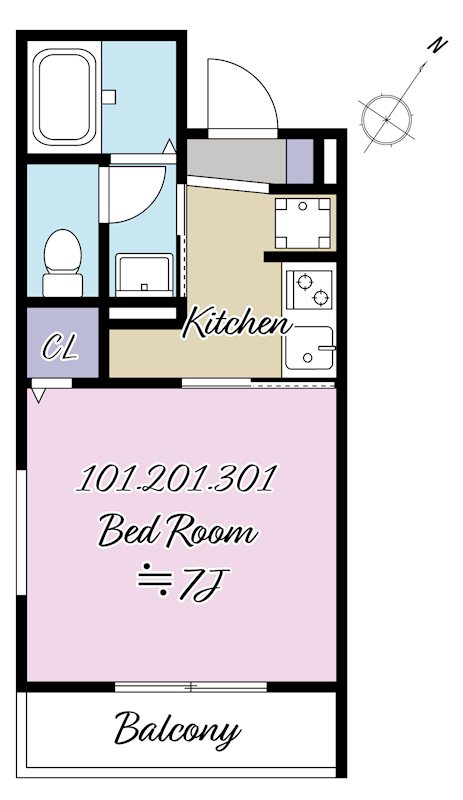 グランベスト本千葉の間取り