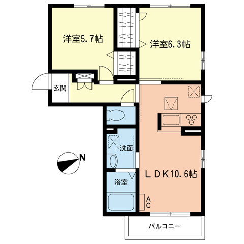 River Wind IIの間取り