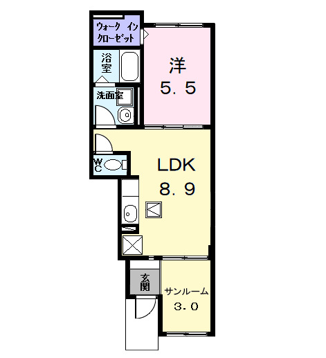 メゾンHIKARIの間取り