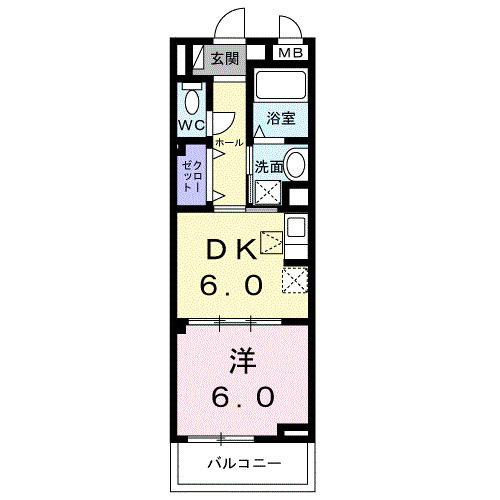 ボワ リュネールの間取り