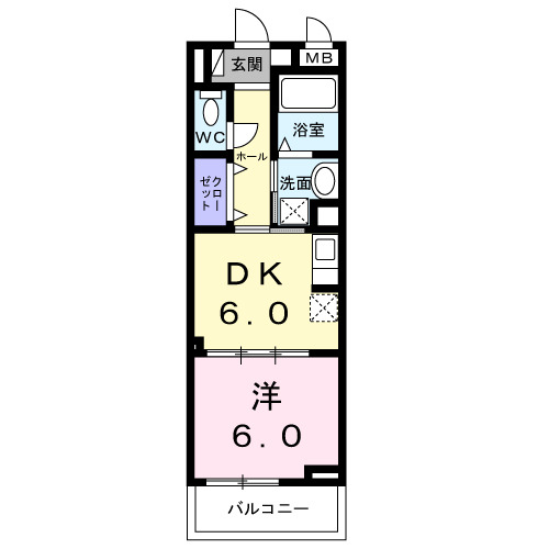 ボワ リュネールの間取り