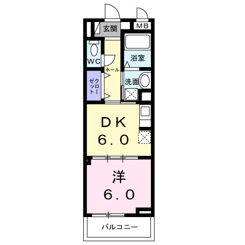ボワ リュネールの間取り